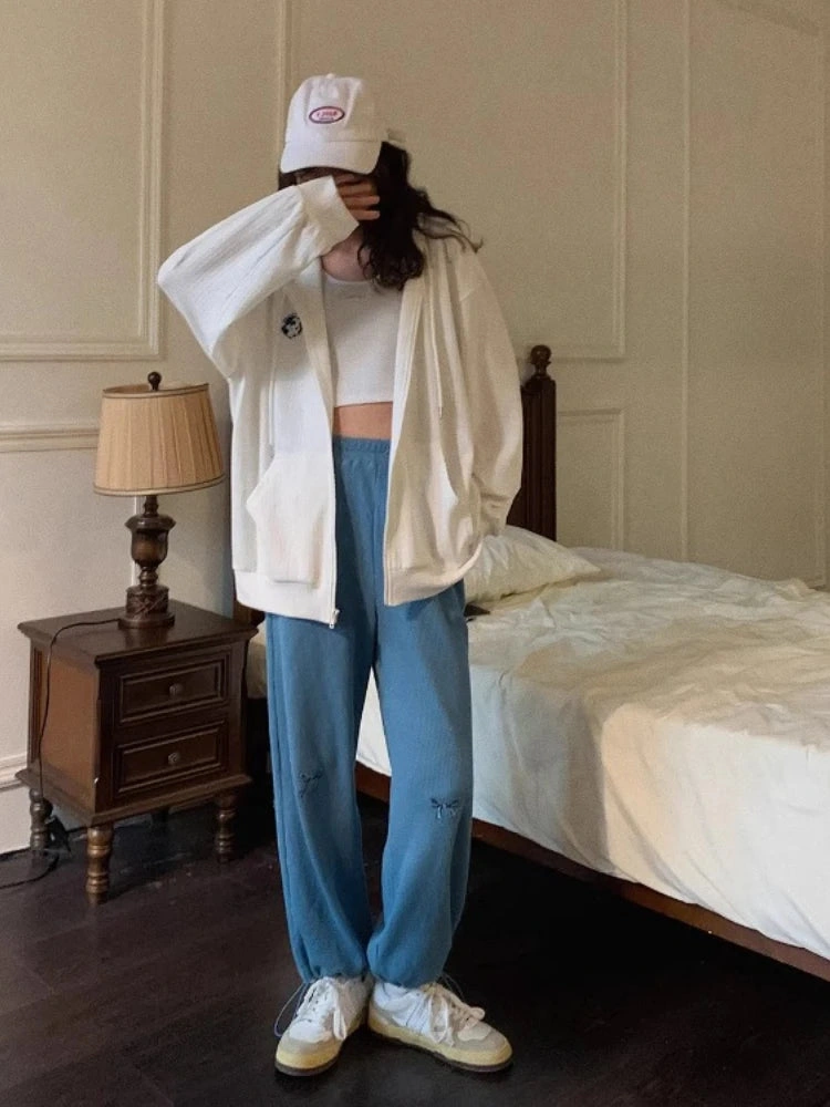 Pantalon large femme broderie nœud: Liberté et style bohème, un must-have irrésistible!